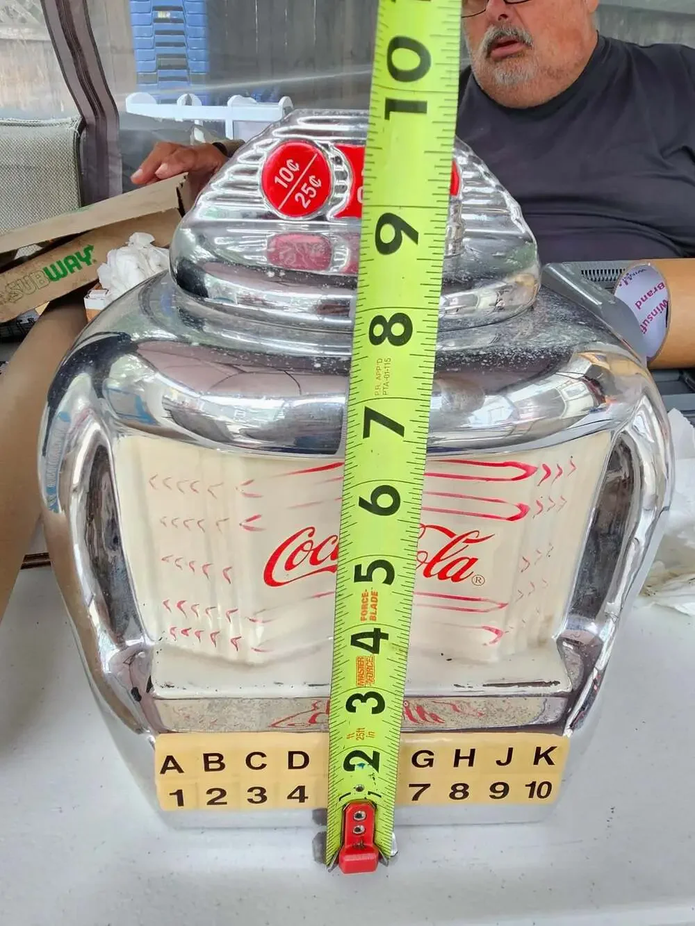 Coca Cola Jukebox Cookie Jar Gibson 2000